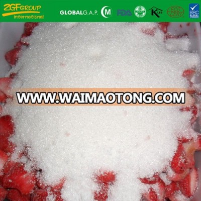 High quality deep IQF frozen strawberry puree carton packing brc