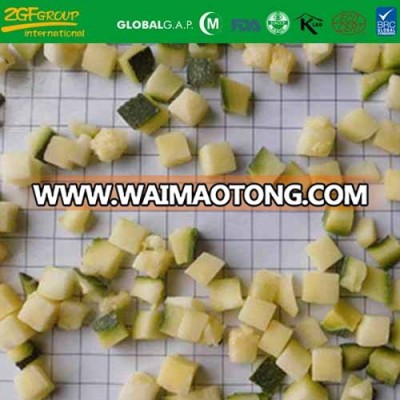 IQF frozen green zucchini