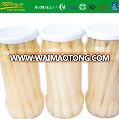 Canned white asparagus, bottled asparagus