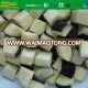 frozen purple eggplant chunks