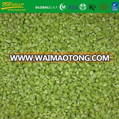 IQF frozen wasabi stem 3mm cut size