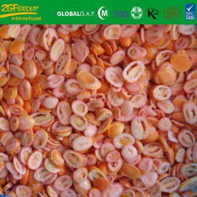 IQF frozen sliced cherry tomato