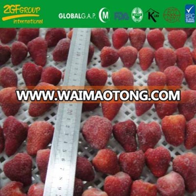 good taste quick IQF sweet charlie variety strawberry fruit carton packing brc