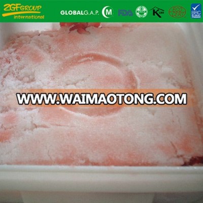 deep freeze iqf strawberry 4+1 sliced syrup good taste sweet delicious