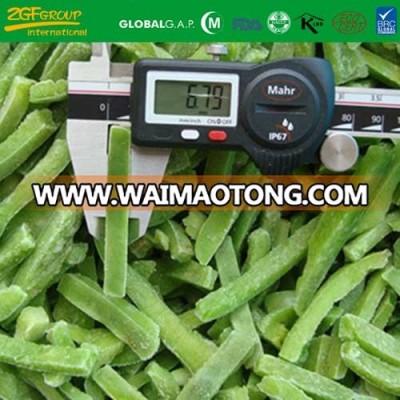 IQF freeze exporter of strips 2-4mm green pepper carton packing brc
