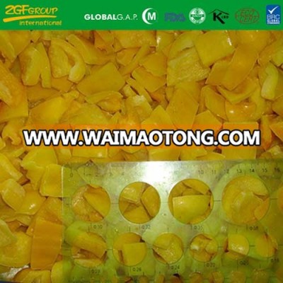 diced 25mm sweet yellow capsicum frozen yellow pepper