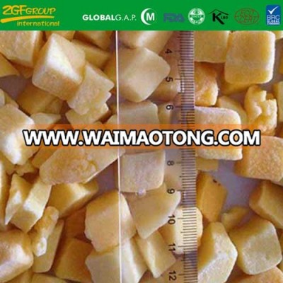 IQF diced yellow sweet potato15mm